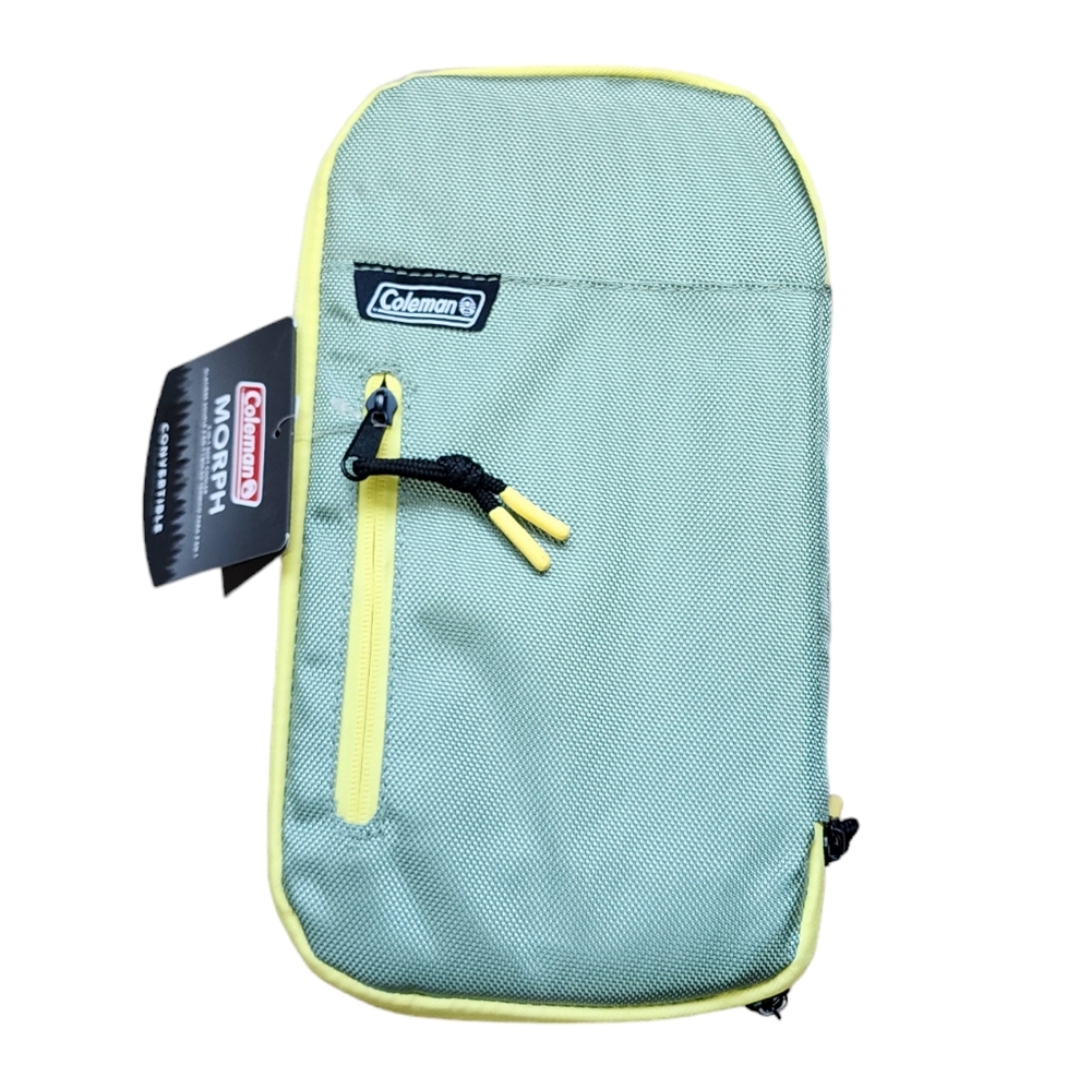 Coleman Green and Yellow Bike Handlebar Bag - Picture 3 of 13